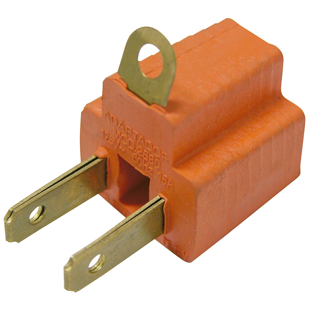 Adaptador clavija ater-pol PVC - Código 136450